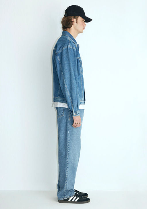 Ryan 90lar Indigo Mavisi Jean Ceket  фото 5