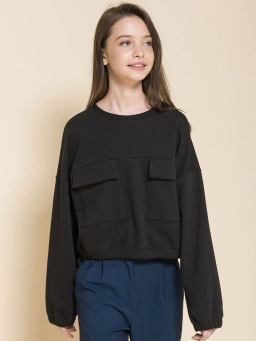 PELICAN, толстовка для девочек, Черный