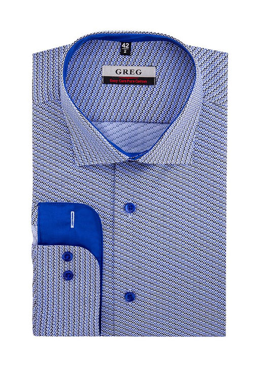 Сорочка мужская длинный рукав GREG 223/111/238/Z/1  фото 2