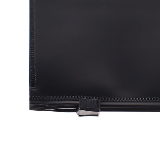 Цена за 10 шт. Папка-конверт на zip-молнии А4, 150 мкм, Calligrata, непрозрачная, черная