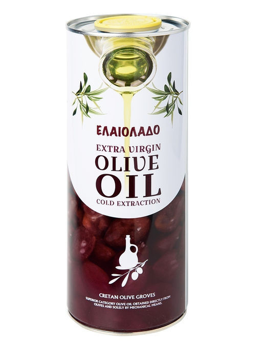 Масло оливковое ж/б Elaiolado Extra Virgin Olive Oil 1 л (Греция) - Sweet Joys фото 2