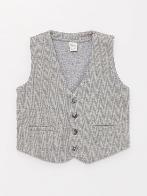 V Yaka Erkek Bebek Pantolon ve Yelek Tak?m 2li - Waikiki фото 2