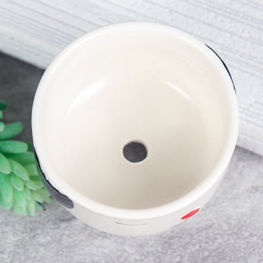 Кашпо 7х7х7,5 см Животные / WN30 /уп 120/ белое - Галеонтрейд фото 7