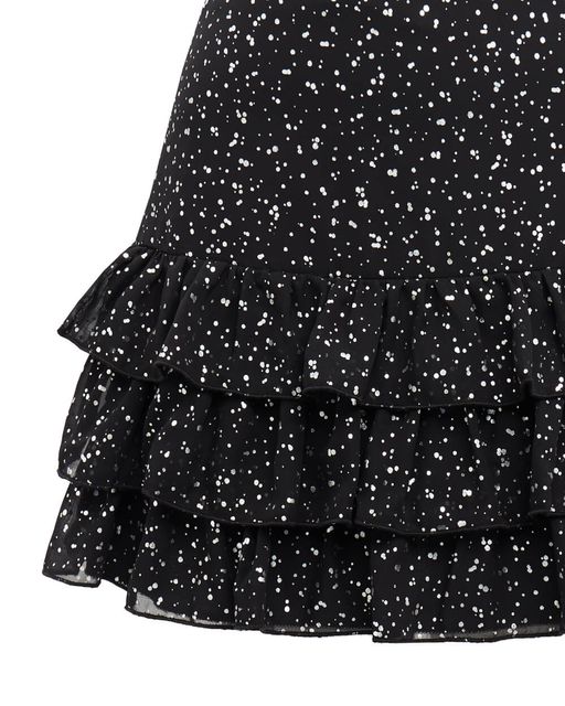 Мини-юбка с каскадными оборками - Incity фото 4