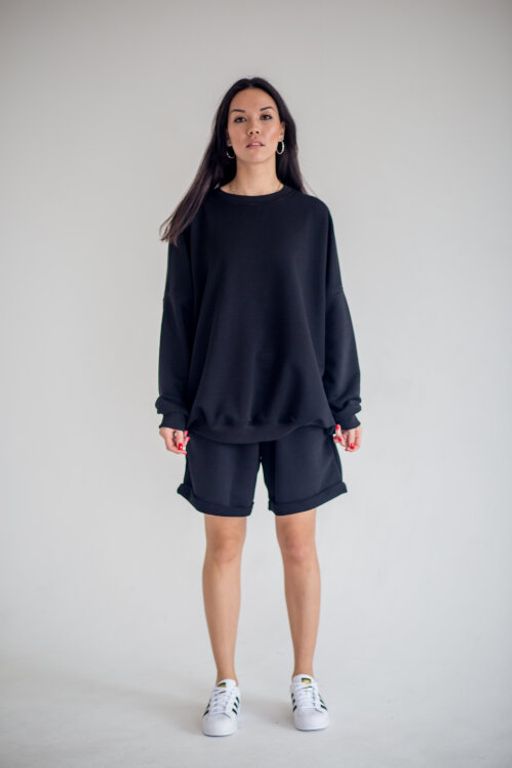 ткань джульетта, Костюм, черный - Knitka wear фото 2