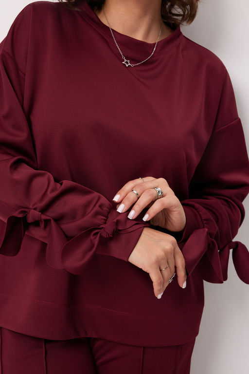 Свитшот BegiModa 4139 вишня  фото 5