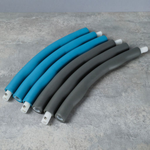 Обруч массажный Woohooo Meteor Twist / D65 cm 6 секций / синий-серый / уп 25 - Галеонтрейд фото 2