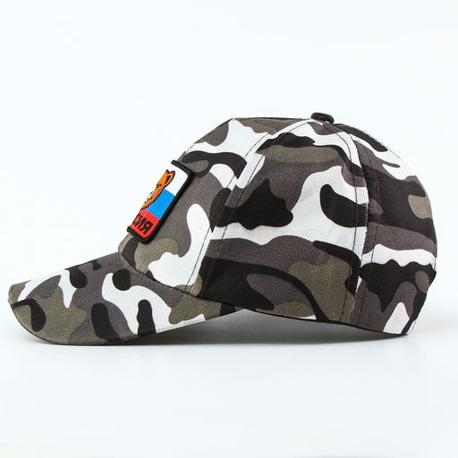 Детская кепка Военный, нашивка мишка, р. 5254