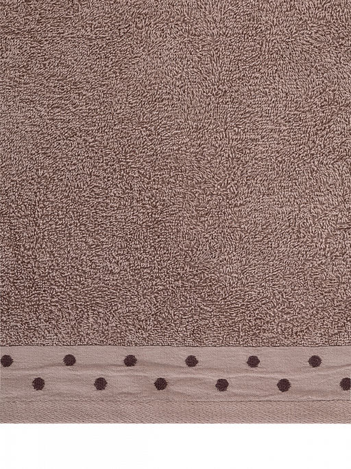 Полотенце для рук 35x70 светло-коричневый махровая ткань - Lucky фото 3