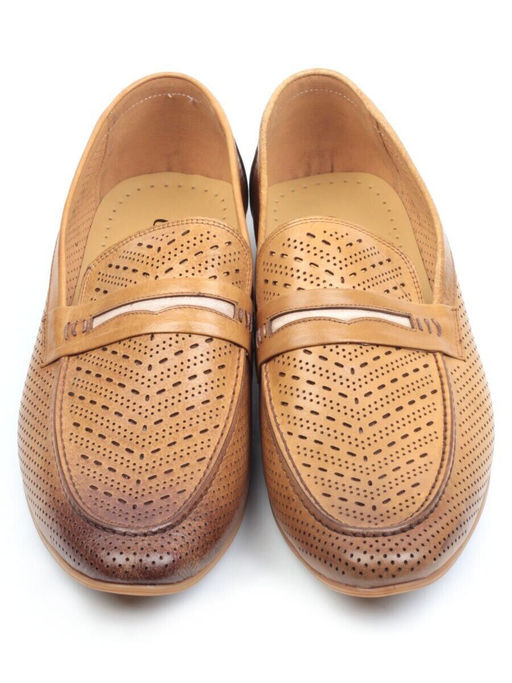 C148-3 BROWN Полуботинки мужские (натуральная кожа)