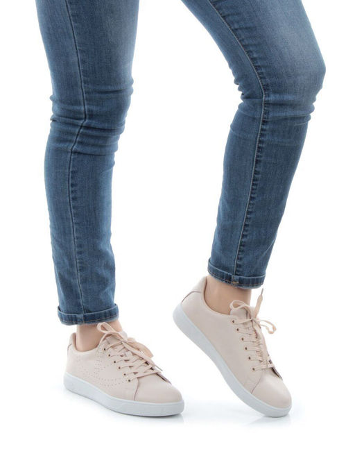 05-D7YD3-2 PINK POWDER Кроссовки женские (натуральная кожа) - Фабричный китай фото 3