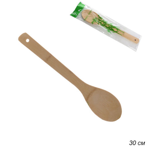 Лопатка бамбуковая 30 см / BBD34 /уп 500/ Ложка - ГалеонТрейд фото 2