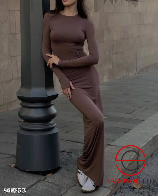 Платье скимс с обработанными швами