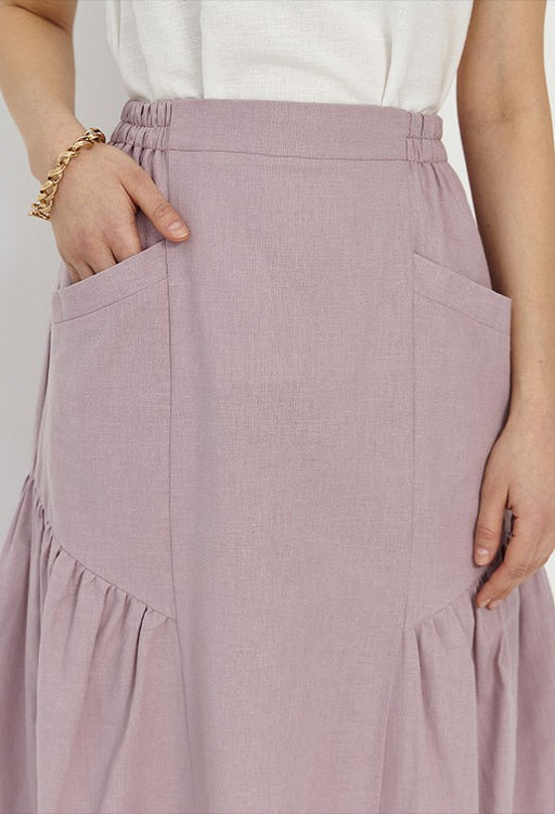 Юбка Севилья (арт. 07708-2),  100% лён - Vals фото 3