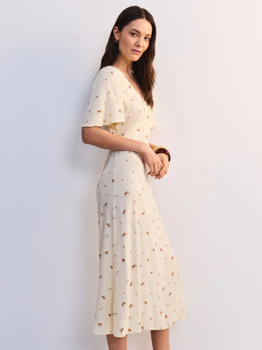 Платье миди с треугольным вырезом ZR2605012914-214 / Zarina