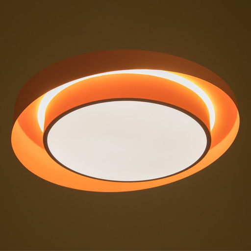 Люстра с ПДУ "Зефир" LED 120Вт 3000-6000К розовый 50х50х10 см BayerLux