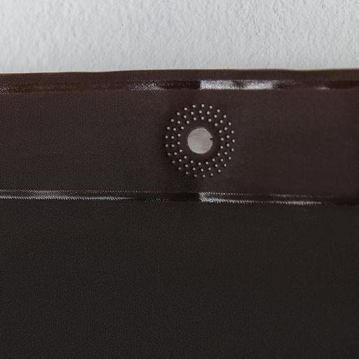 Штора для ванной с ковриком «Комфорт», штора 180×180 см, ковёр 40×60 см, коричневые