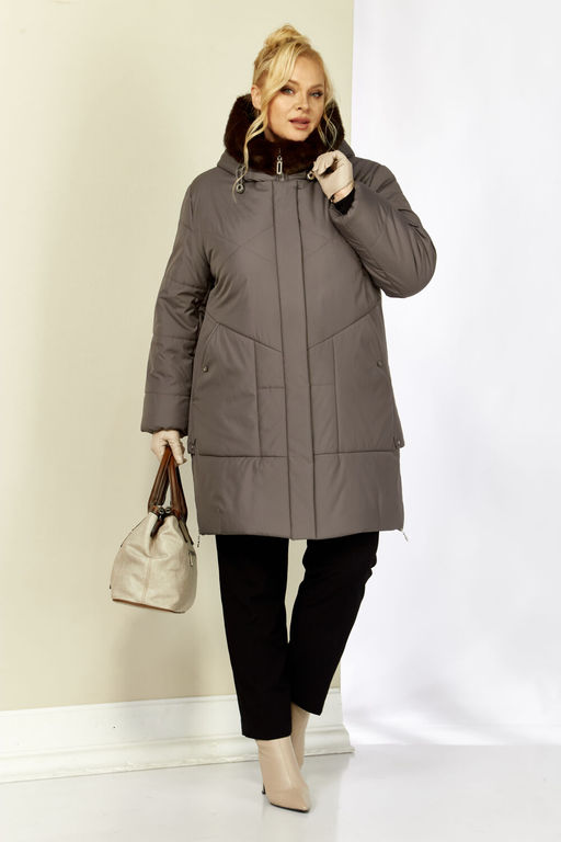 Куртка SHETTI 2208 серо-лиловый