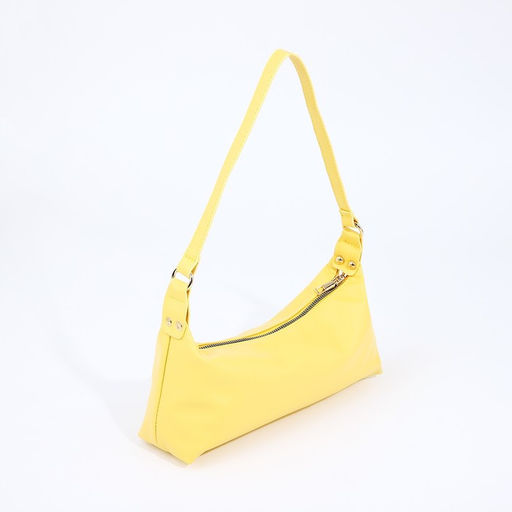 Сумка-багет на молнии, цвет жёлтый - Simaland фото 2
