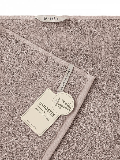 Полотенце махровое 35x70 светло-коричневый махровая ткань - Denastia фото 2