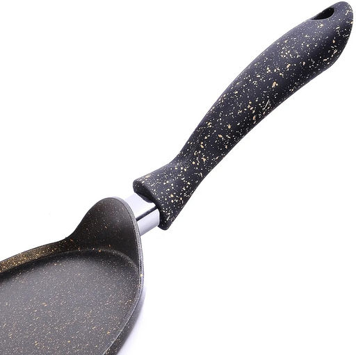 Блинница 22 см алюм. мраморное покрытием, бак/руч. МВ, арт.80437, 80438
