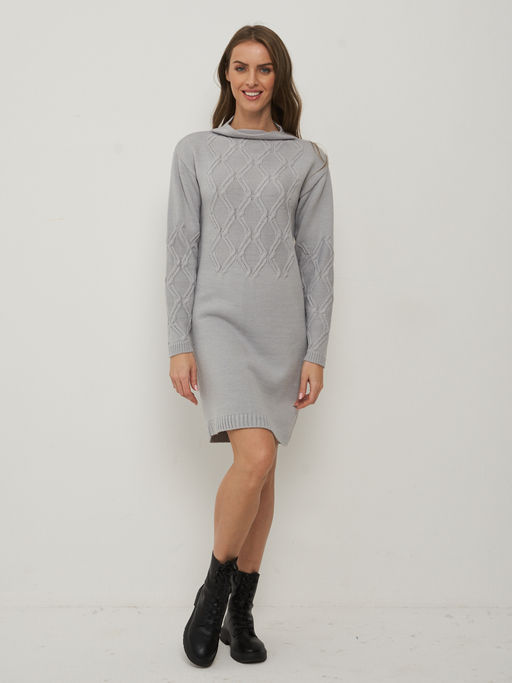 Платье женское 5212-2464. 66/03 сталь