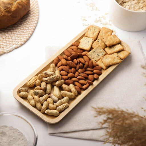 Блюдо для подачи Доляна Striata, прямоугольное, 30×13 см, бамбук