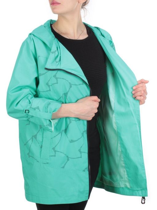 F809 GREEN Ветровка женская CO-COCOPINE (85% хлопок, 15% полиэстер) - Fashion фото 8
