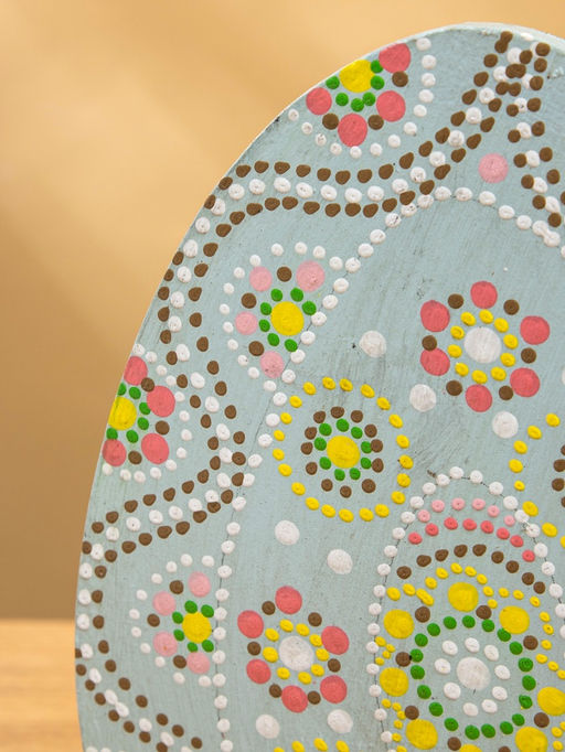 Сувенир Яйцо, 20?6?26 см, МДФ, серый