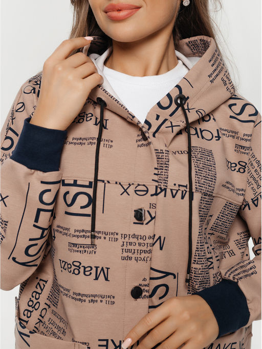 Драйв кофта женская (белый) - Lovetex фото 12