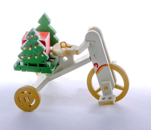 Елочная игрушка - Детский велосипед с багажником 1013 Tree - Idh фото 4