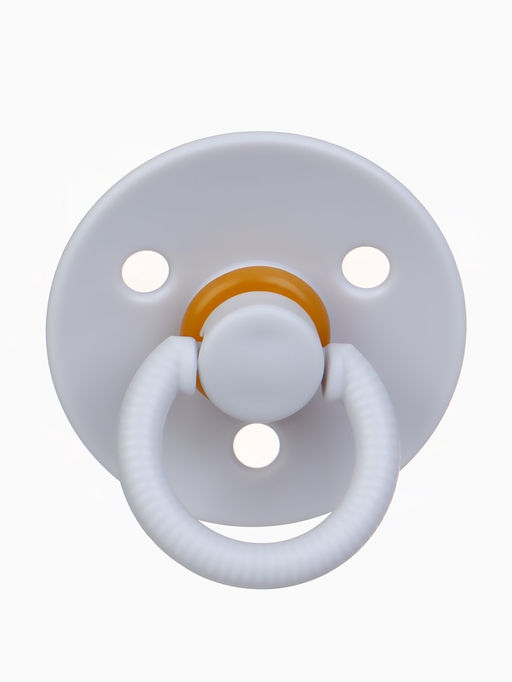 Соска-пустышка, от 0 мес., латекс, классическая, в контейнере, серый, M&B