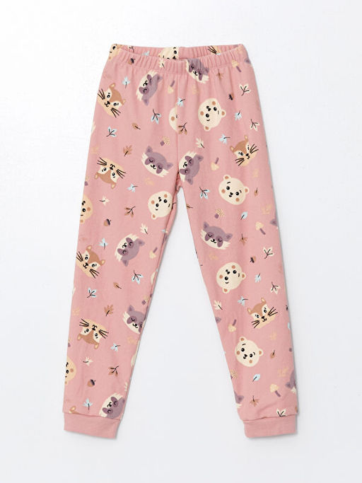 Beli Lastikli Polar K?z ?ocuk Pijama Alt