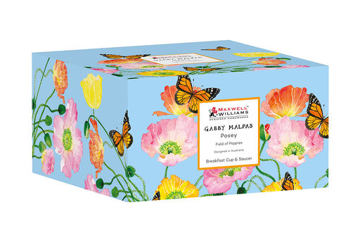 Чашка с блюдцем Маки, 0,4 л - Maxwell & Williams фото 9