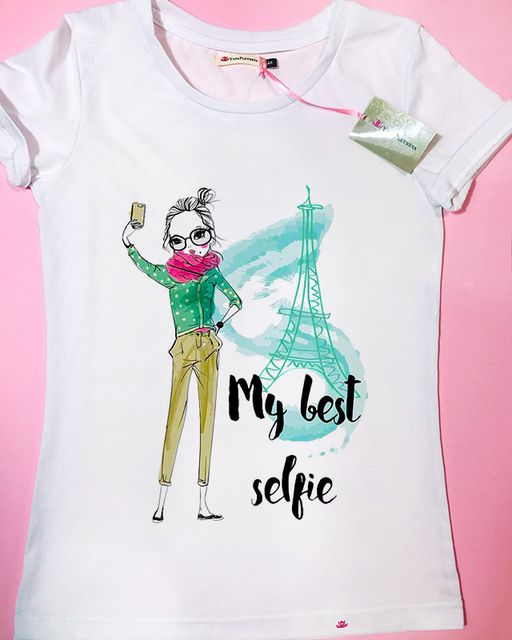 Эксклюзивная футболка Yana Pletneva упаковка плотный Zip пакет!