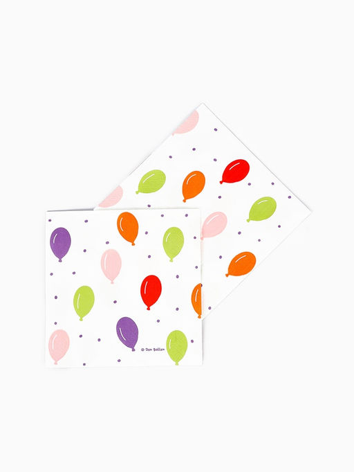 Цена за 2 шт. Салфетки бумажные трёхслойные «Шарики», 33×33 см, 20 шт.