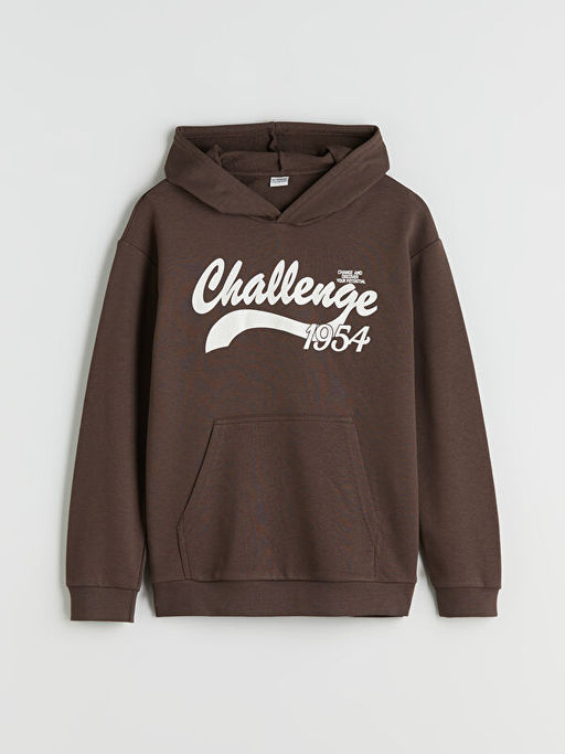 Kap??onlu Erkek ?ocuk Sweatshirt