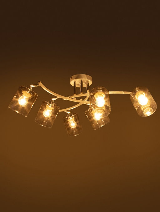 Люстра XA1682/6, 6×60 Вт, E27, белая