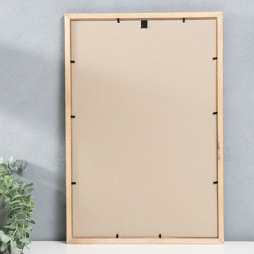 Фоторамка сосна с19 орех 30х45 см (пластиковый экран)