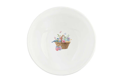 Пиала, 12х6 см, фарфор P, белая, Цветы, Spring Bloom - Easy life фото 2