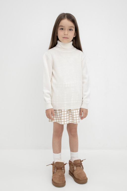 КВ 30147/ш/молочный джемпер для дев