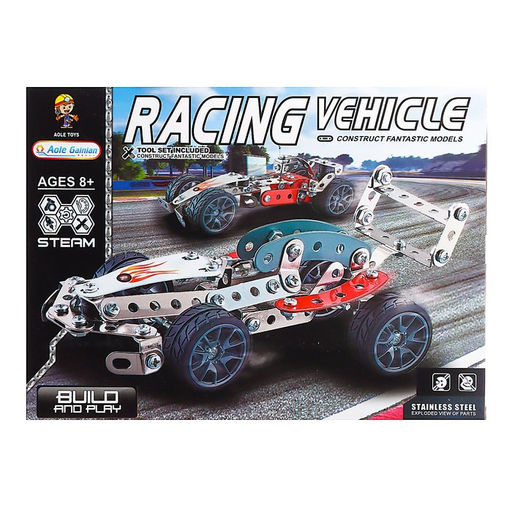 Конструктор металлический Машина. Гонка, 146 деталей - Simaland фото 2