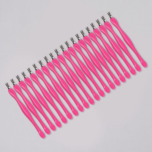 Триммер для кутикулы, 11 см, набор 20 шт, цвет розовый/серебристый - Queen fair фото 3