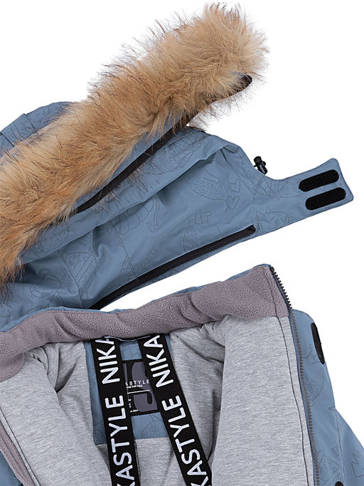 Комбинезон 8з0124 лаванда/серый - Nikastyle фото 19