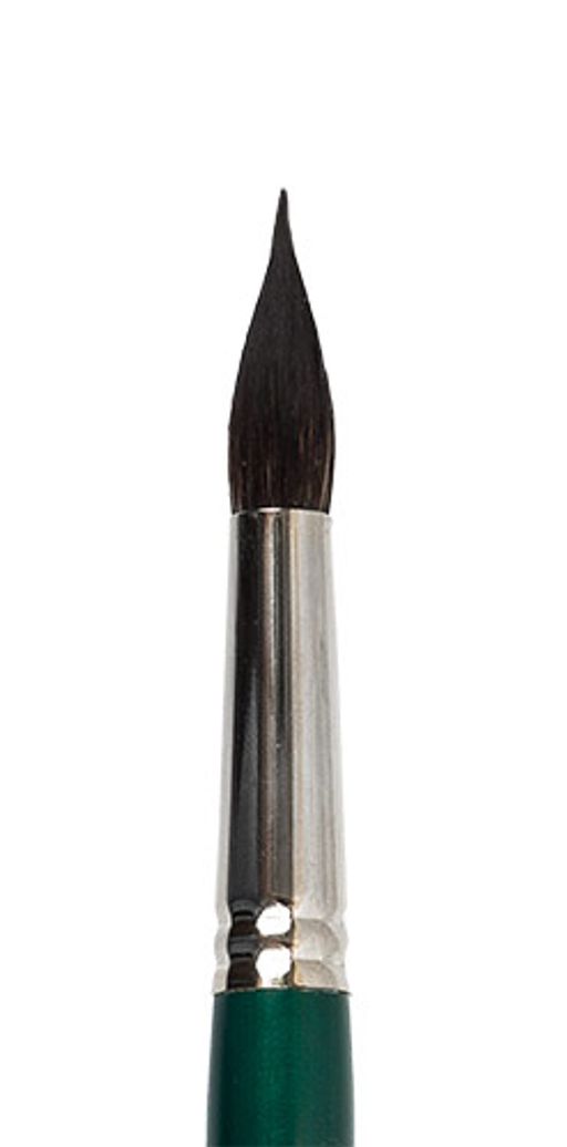 Кисть Green Line VISTA-ARTISTA 90211-20 имитация белки круглая 1 шт короткая ручка №20  фото 3