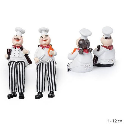 Цена за 2 шт. Фигурка Повар висячие ножки 12 см набор 2 штуки / 9788 /уп 96/