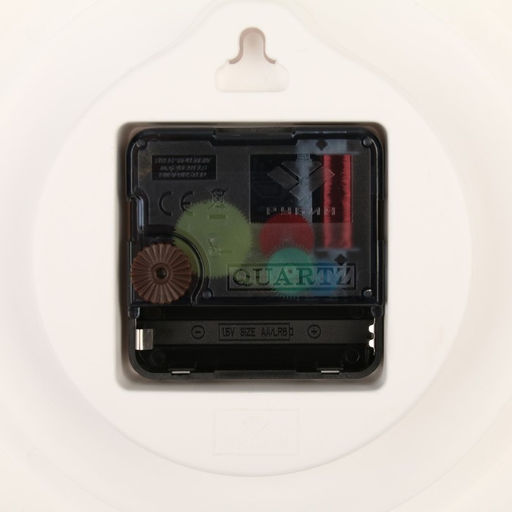 Часы настенные интерьерные «Чайник», для кухни, бесшумные, плавный ход, 27×28.5 см, белые, от батарейки 1×АА