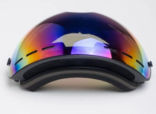 Горнолыжная маска - лыжные очки, зелено-голубой