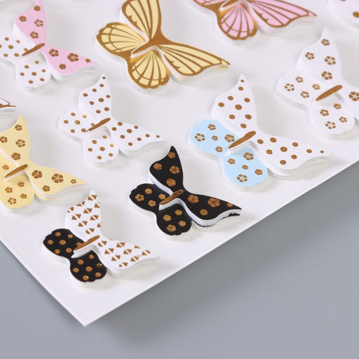 Наклейка интерьерная PVC Рой бабочек, 26?15.5 см