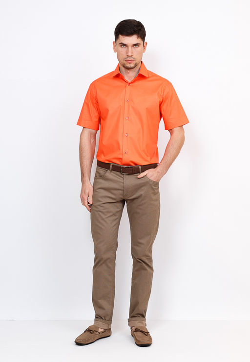 Сорочка мужская короткий рукав GREG Gb610/107/Z/1 STRETCH  фото 3